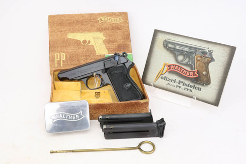 SOLD - Gorgeous, Boxed 22 Caliber Walther PP