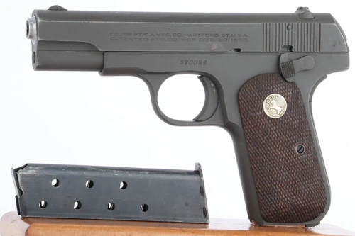 US Property Colt M1903 attributed to BG J. B. Faulconer, with box - left side with magazine