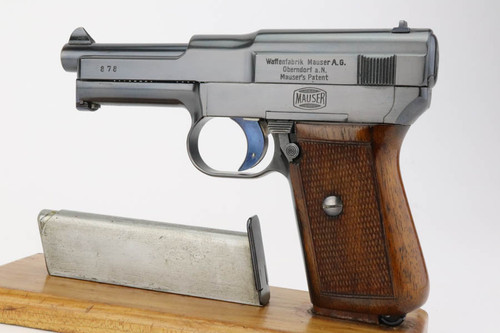 Very Rare, Cased, Beautiful Mauser M1914 Humpback