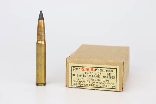Very Rare Pre-War 1939 Dated 8mm Mauser Armor Piercing Tracers