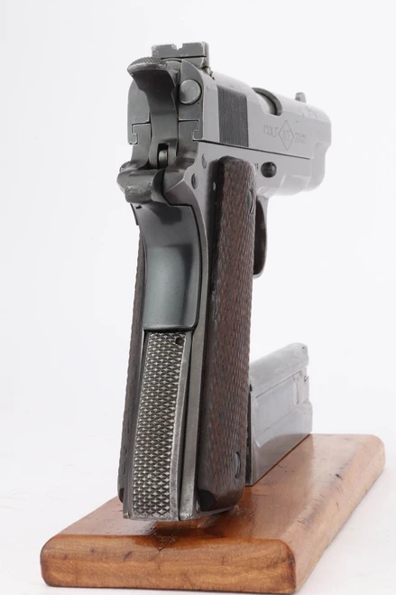 First year 1931 Colt ACE .22 LR pistol - rear view of grip
