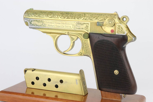Extraordinary Factory Engraved Walther PPK - Gold Wash - photo 1 of 14