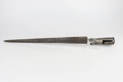 Nepalese Brown Bess Musket Bayonet with Scabbard - photo 2 of 7