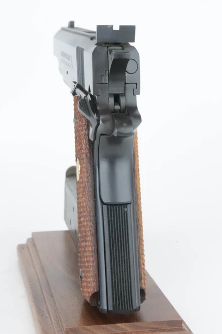 Colt Gold Cup National Match Series 80 pistol - rear view of grip