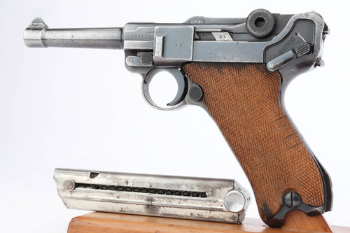 Rare 1938 Kriegsmarine Mauser S/42 Luger - photo 1 of 15