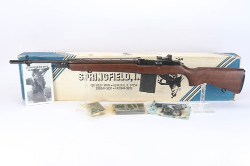 Pre-ban Springfield Armory M1A Super Match rifle with box - with box and accessories