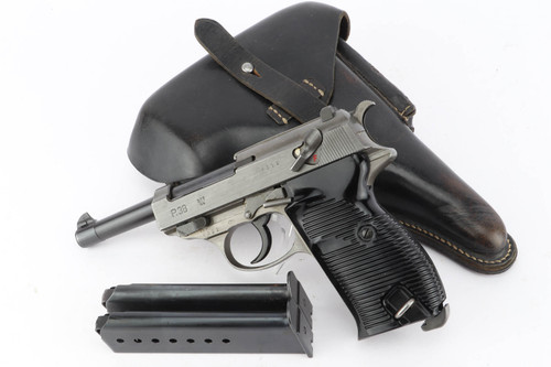 Rare, Stunning Dual-Tone Mauser BYF 44 P.38 Rig - Police Eagle/F