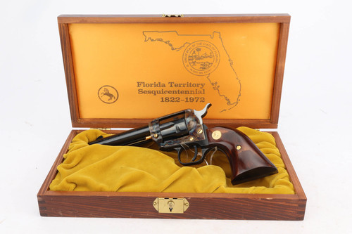 Unique Florida Territory Sesquicentennial Colt Frontier Scout Revolver - photo 1 of 15