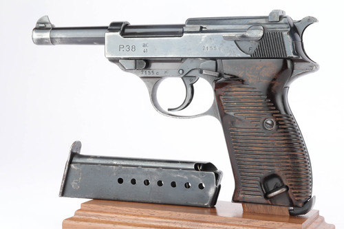 Second variation AC 41 Walther P.38 with near-matching magazine - left side with magazine