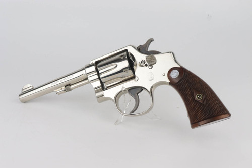 Nickeled S&W .38 M&P Model 1905 Revolver - 4th Change - photo 1 of 10