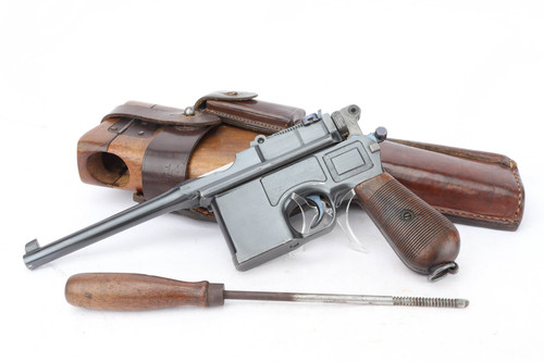 Excellent, Imperial Mauser C96 Broomhandle Rig - Matching Stock
