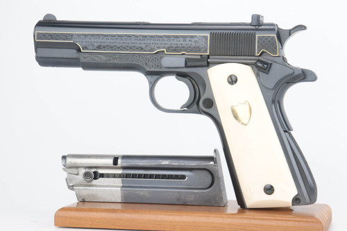 Engraved, Cased Colt ACE .22 - With Ivory Grips