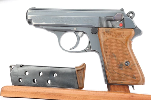 French Allemagne marked Walther PPK rig - left side with magazine