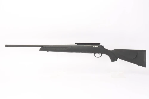 Thompson Center Compass .243 Winchester rifle with extra magazines - right side full view
