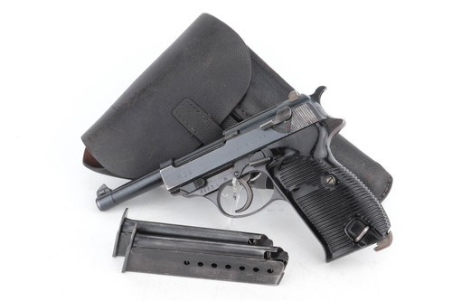 SOLD - End-of-WW2, AC 45 Walther P.38 Rig - Rare FNH Barrel