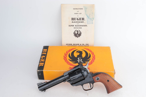 Minty, Boxed Ruger Blackhawk .357 Revolver - 1968 Mfg - photo 1 of 13