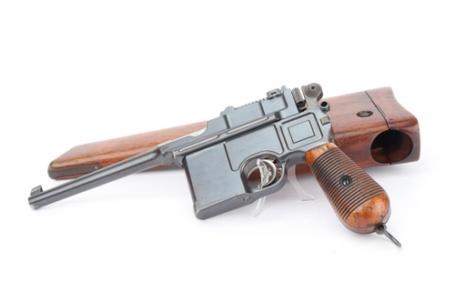 Rare, Excellent Mauser C96 Conehammer Rig - Matching Stock