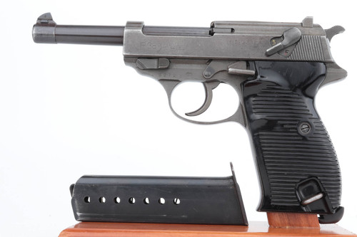 BYF 44 dual-tone Mauser P.38 pistol - left side with magazine