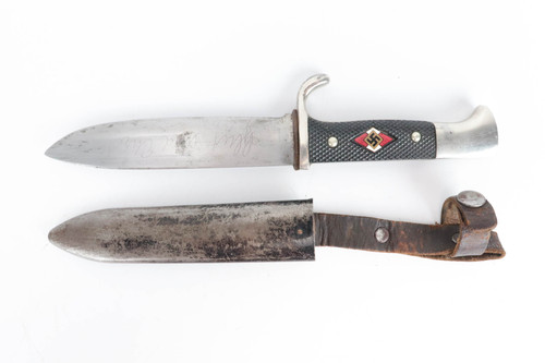 Early Etched Hitler Youth Knife - photo 1 of 8