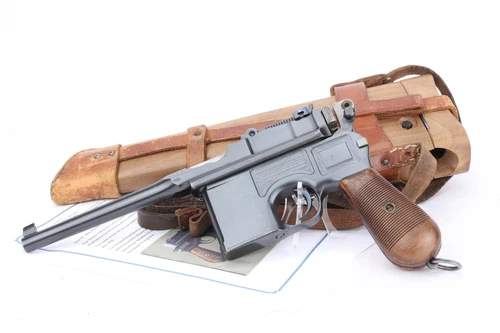 Matching unit marked Mauser C96 rig - with stock and harness