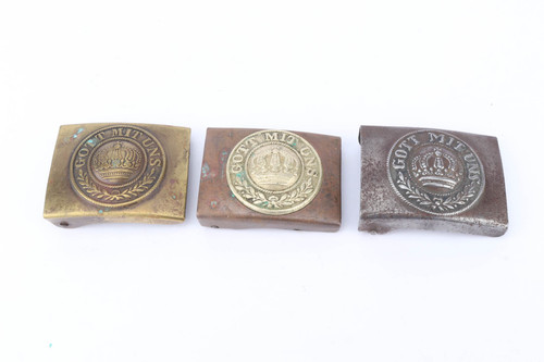 WWI Prussian Belt Buckle Grouping