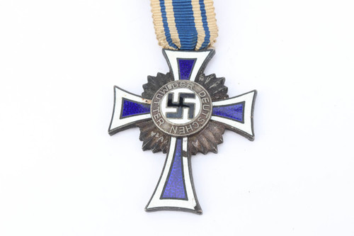 SOLD - Bronze Mother's Cross with Ribbon