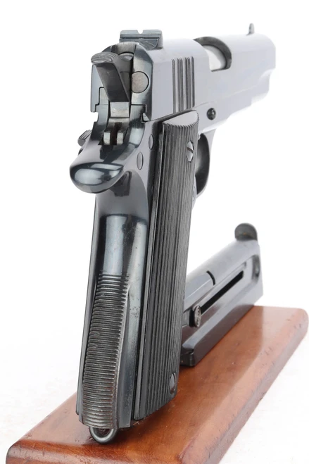 Ballester Molina .22 LR 1911 pistol - rear view of grip