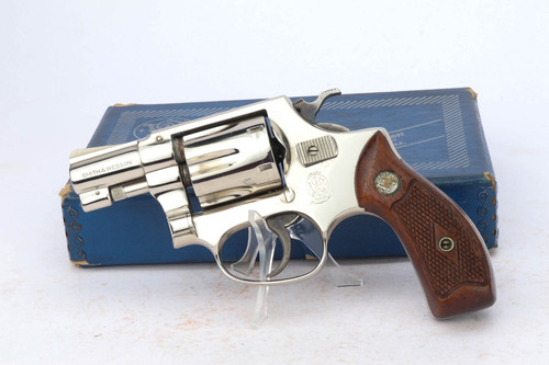Minty, Boxed Smith & Wesson Model 30-1 Revolver - Factory Nickel