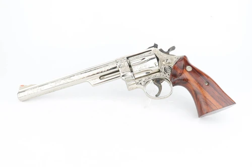 Factory engraved Class A Smith & Wesson Model 29 in case - left side