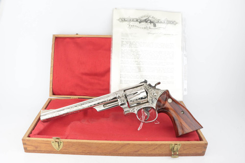Factory engraved Class A Smith & Wesson Model 29 in case - in presentation case