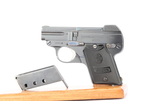 SOLD - Minty Steyr-Pieper Model 1909 Pocket Pistol Rig