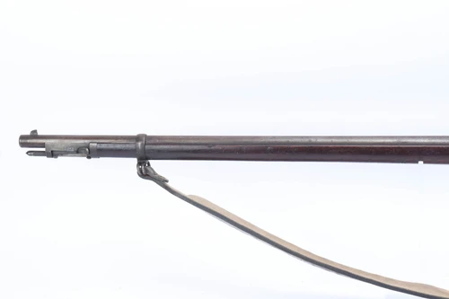 1880 Springfield Model 1884 Trapdoor rifle with ramrod bayonet - right side full view