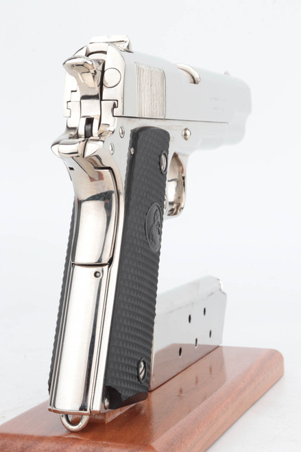 SOLD - Nickeled Commercial Colt Government Model 1911 - 1916 Mfg