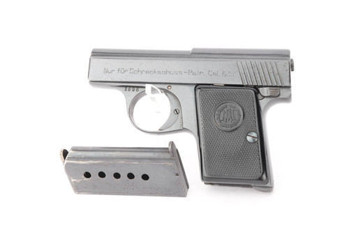 SOLD - Menz Liliput Modell I Blank Firing Pistol - 6.35mm