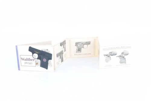 SOLD - Original Walther Model 9  Booklet
