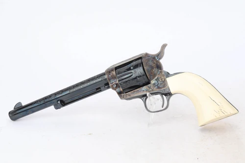 SOLD - Cased, Engraved 7.5" Colt Single Action Army Revolver - .38-40