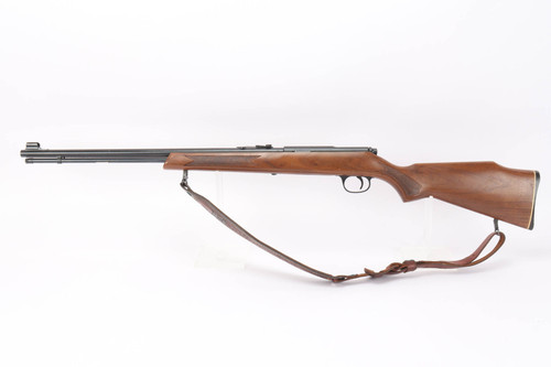 Marlin Model 783 .22 bolt action rifle - left side full view with sling