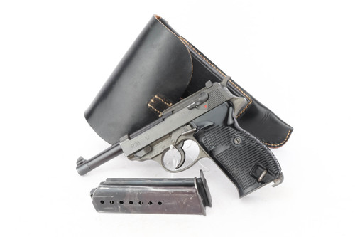 SOLD - Rare, Excellent Dual-Tone Mauser BYF 44 P.38 Rig - Police Eagle/F