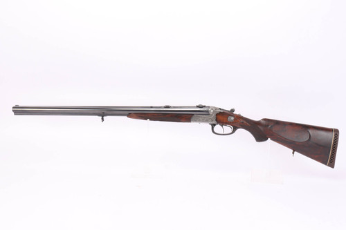 Gorgeous, Engraved Greifelt & Co Drilling Rifle - 16 Gauge & 7x65mm - photo 1 of 27