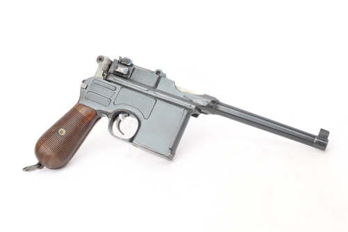 Early commercial Mauser C96 reworked for German Imperial military - right side