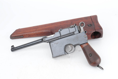 Rare, Flatside, Large Ring Hammer Mauser C96 Rig - Matching Stock