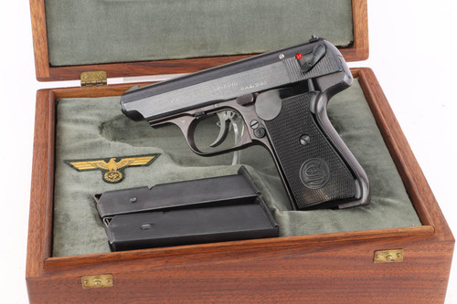 Beautiful, Cased, German Army Sauer 38h