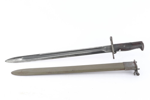 1918 Dated M1905 Bayonet with Rare "Lazy S" Scabbard