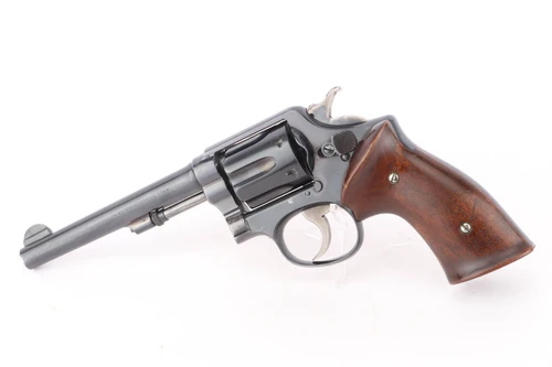 Smith & Wesson Model 1905 2nd Change revolver with holster - left side