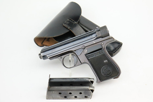 Rare Police Sauer Behorden Rig - Two Matching Magazines