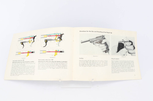 SOLD - English Walther P38 Manual