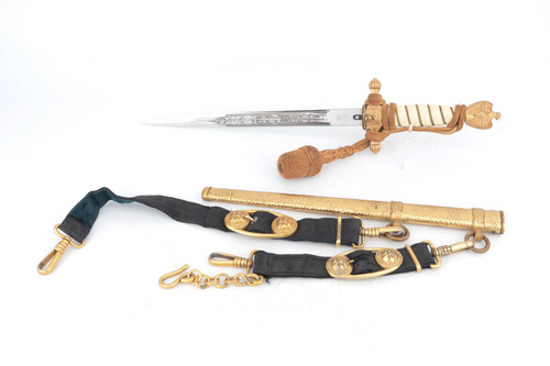 SOLD - Very Nice Kriegsmarine Dagger with Hangers