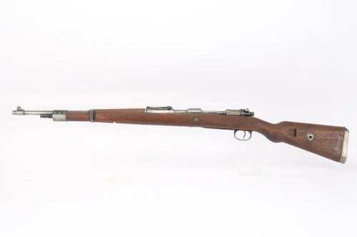 bnz 43 SS contract K98k bring back rifle with shipping crate and papers - left side full view