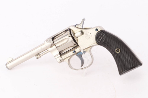 SOLD - Nickeled Colt New Police .32 Revolver - 1898 Mfg