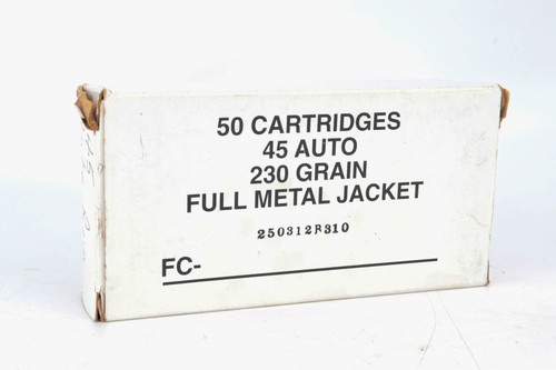 50 Rounds of 45 Auto Rimmed